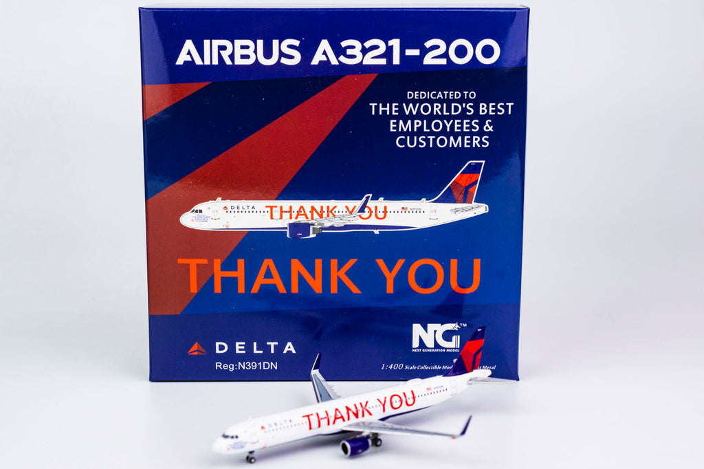 1/400 Delta Airlines A321 “Thank You Livery” NG Models 13018