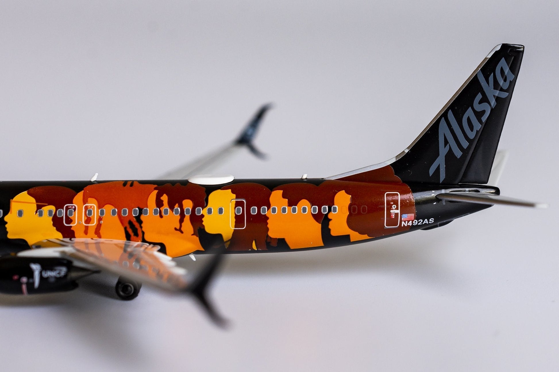 *PREORDER* 1/400 Alaska Airlines B 737-900ER "UNCF - Education Change the World" NG Models 79003 - Midwest Model Store