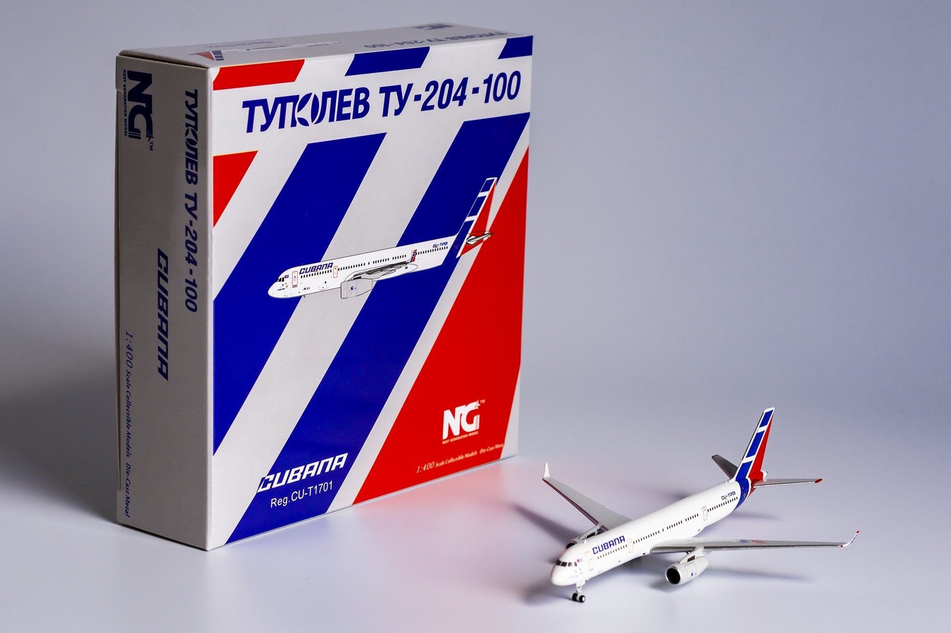 *PREORDER* 1/400 Cubana Tu-204-100E NG Models 40001 - Midwest Model Store